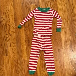 Hanna Andersson Xmas Red Striped Pajama